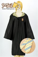เสื้อคลุม+เนคไท บ้านฮัฟเฟิลพัฟ (Hufflepuff) : Harry Potter ไซส์ L