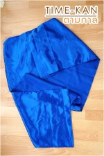 ผ้าสไบ - สีน้ำเงิน (ยางยืดสำเร็จรูป)