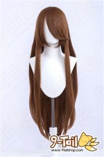 วิกน้ำตาล 100 cm