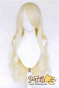 วิกยาวลอน สีบลอนด์ซีด 100 cm 