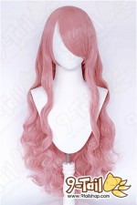 วิกยาวลอน สีชมพูเข้ม 100 cm