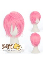 ผมสั้นซอยสีชมพูหวาน (J)